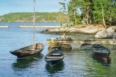 Boats in the archipelago