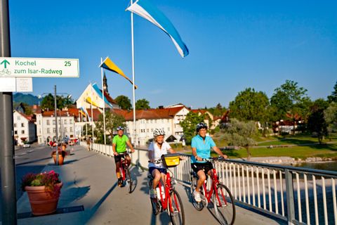 Cyklister i Bad Tölz