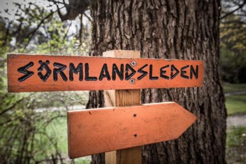 Official Sörmlandsleden sign-posting
