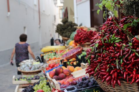 Marknad i Apulien