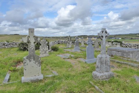 Kyrkogård i Connemara