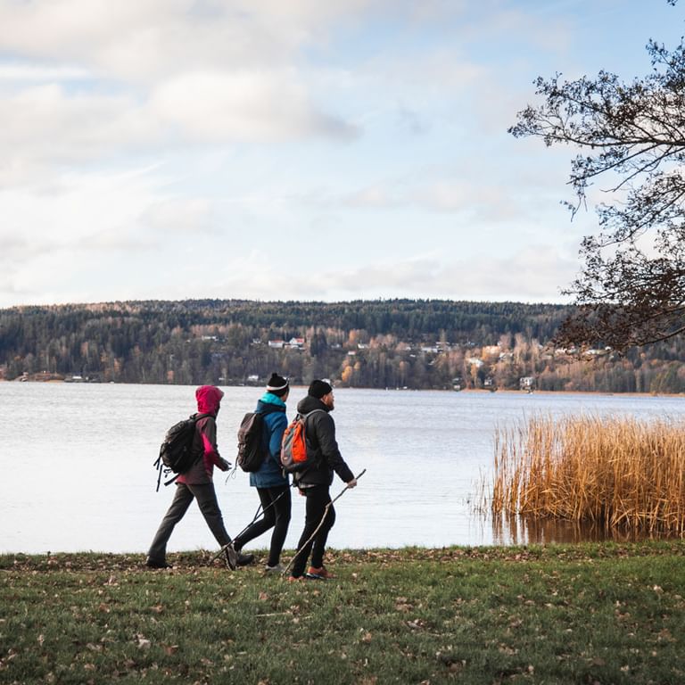 Hiking along Götaleden