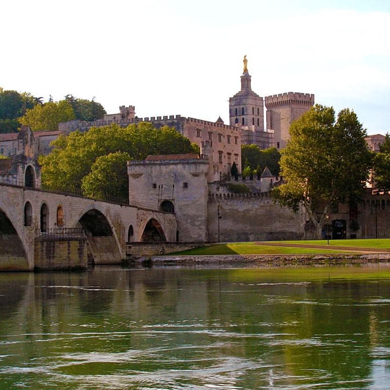 Blick auf Avignon